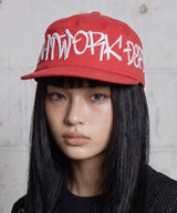 N.W.D グラフィティピルボックスキャップ_レッド