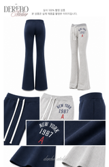 New York low-rise semi-boot casual pants