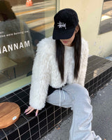 Hair mini cardigan