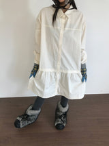 ローキーシャツドレス (2color)