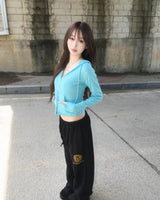 Sagging flare pants