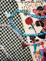 Pink Mushroom Necklace