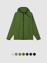 Mate diagonal hood windbreaker 7C