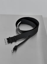 ダブル ストラップ スクエア ワイド ベルト