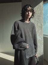 Regina Damage Round Knit