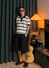 Striped Ribbed Knit 3COLOR