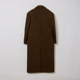 WOMAN OVER FIT SINGLE LONG COAT CAMEL BROWN