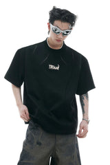 ディコンストラクティドコットンメタルTシャツ