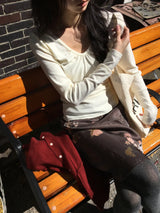 レコンシャーリングネックロングスリーブ