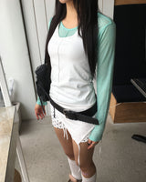 Tencel pintuck T
