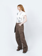 マルチパスカーゴパンツ (Brown)