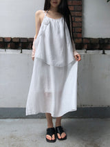 Heogeul Long Sleeveless Dress