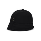 VA Curved Stud Nylon Bonnet Hat / Black