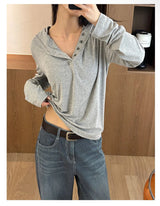 [Unisex] Henry neck hood long sleeves(3color)