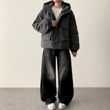 Ted High Neck Hooded Padded Jumper