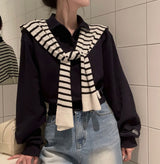 [BELLIDE MADE] Almonds, color cropped sweat