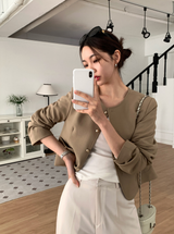 Setter Spring Collarless Jacket / 3 colors