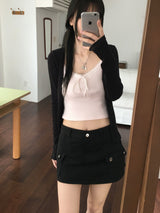 Ribbon lace sleeveless (3 colors)