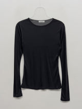 Feeling Tencel Round Neck T-shirt