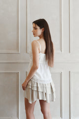 リシャラップスリーブレス (white)
