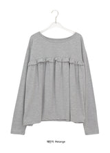 26FW★ [BAONHAUS] コイレン フリル ロングスリーブ Tシャツ