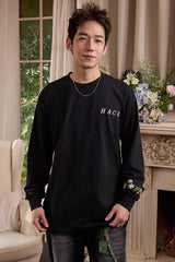 エンブロイダードブレスレット長袖Tシャツ
