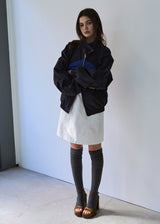 HIGH NECK OVERSIZE WINDBREAKER