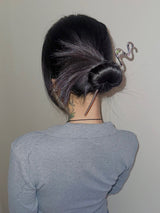 キッチュキューブスネークオーナメンタルヘアピン_2