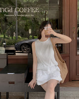SRAN sleeveless & pants set