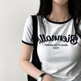エニースパンカラーリングショートスリーブTシャツ