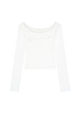 Love in Rose Top, White