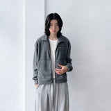 Stand Collar Zip Pocket Jacket