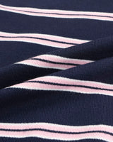 Diron Striped Henley Knit