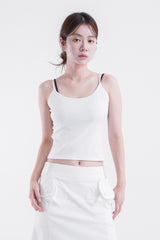 CLOUD SLEEVELESS WOO WHITE
