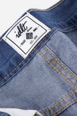 Cooling Washed Straight Jeans