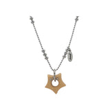 gleaming little star berry necklace [gold]