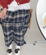 ソルベロングチェックスカート