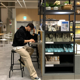 ダブルコットンハーフバンディングワイドパンツ