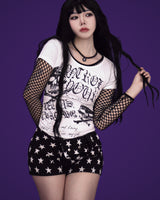 number.5 black necklace