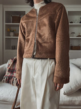 Paul No Collar Wool Jacket