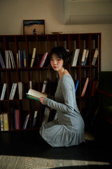 Scandi striped dress (3color)