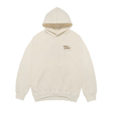 24FW ラウンドスクリプトブークルロゴフーディー クリーム