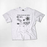 シンボルエフォートオーバーフィットTシャツ - 4COLOR