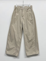 [FW/Brushed Lining] 421 Curved Bonded Wide Pants