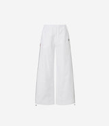 Newalrin エンブレムナイロンワイドパンツ