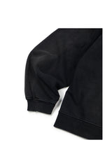 SIGNATURE LOGO ZIPPER SWEAT (BLACK)