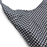 Reversible Check Tote Bag (Ivory)