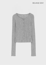 [MADE] テルナウールテンセルラウンドカーディガン (50% Tencel)