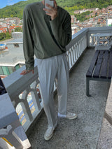 Never Free Belt Slacks (2color)