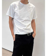 [S/S] Premium コットンクロップTシャツ(4color)